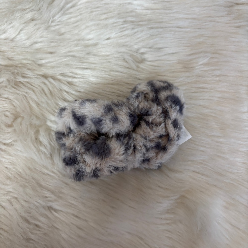 Target Furry Animal Print Fuzzy Scrunchie